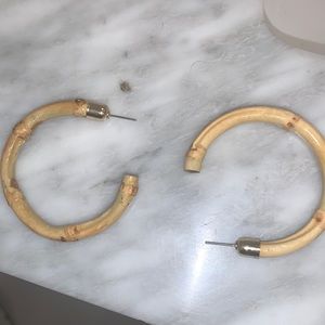 wooden hoops medium sized